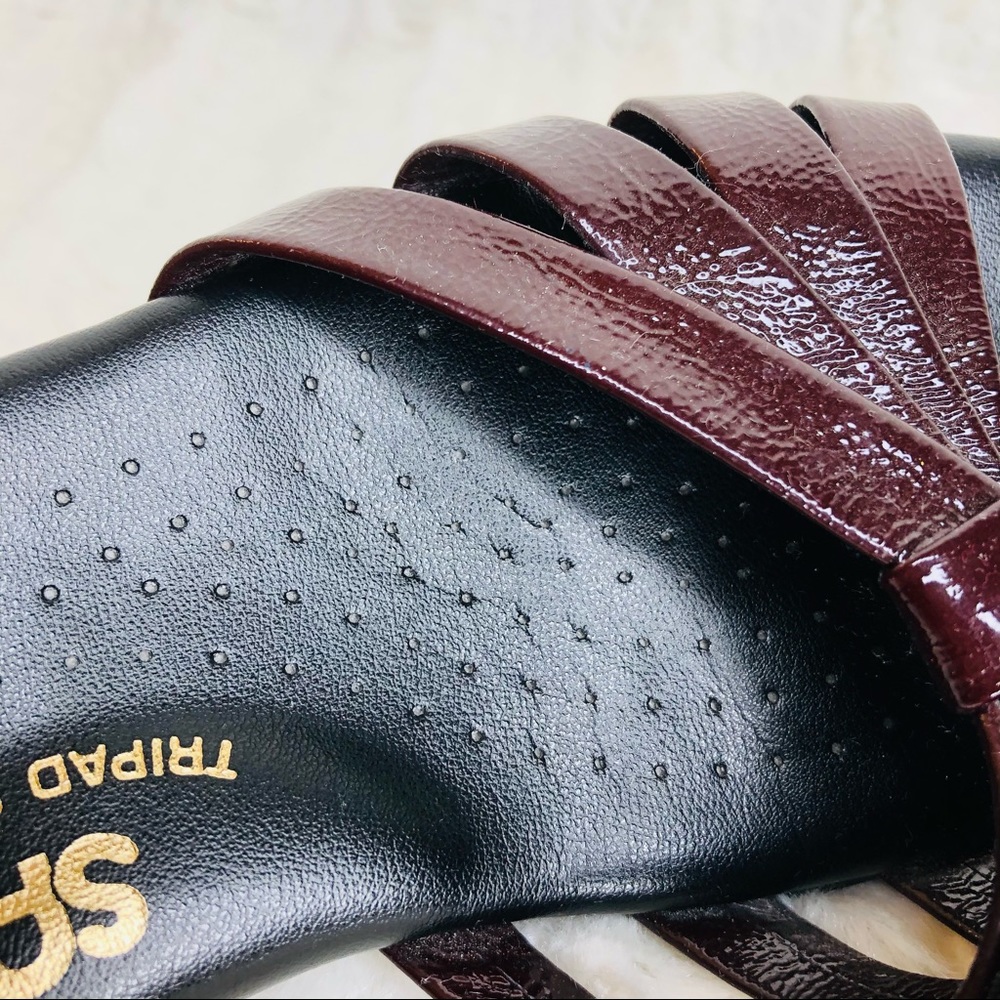 SAS Tripad Comfort Burgundy Strappy Sandals - Picture 7 of 11